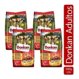 Alimento Para Perros Donkan Adultos 500gr X4 Uds