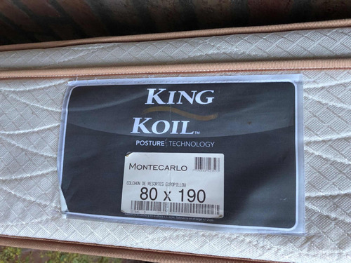 Colchon De Resortes King Koil Montecarlo 80x190