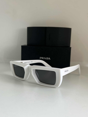 Lentes De Sol Prada Pr24y Blanco No Gucci Gabbana Versace