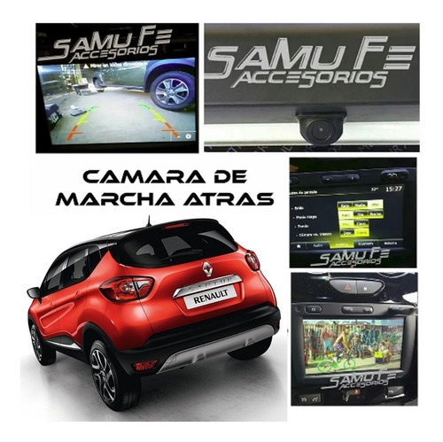 Camara Marcha Atrás Captur Instalado,actualización Sin Cargo