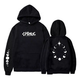 Chimue Fase Lunar Estrellas Sudadera Hoodie Aesthetic