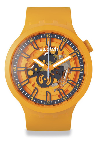 Reloj Swatch Fresh Orange Sb01o101 -  100% Original Swatch