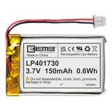 Bateria De Polimero De Litio Eemb 3.7v 150mah 401730