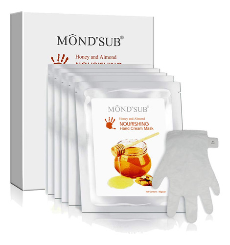 Pack 10 Mascarillas Hidratante Manos Miel/almendras Mondsub