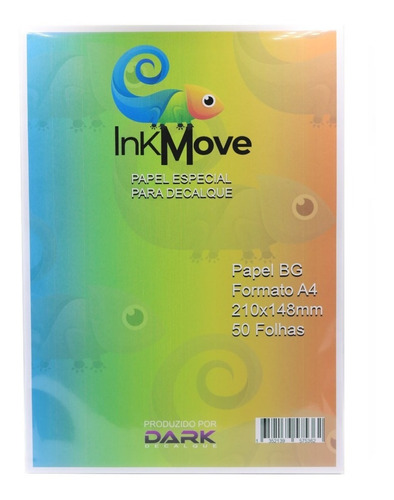 Papel Vegetal Ink Move 50 Folhas (impressão)- Para Tatuagem