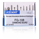 Kit Piedras Odontologicas Fg 108 Azdent (10 Unidades)