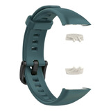 Pulseira De Silicone Para Huawei Band 6 Colorida Cor Verde