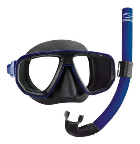 Kit Dua Pro Mascara Respirador Snorkel Seasub 