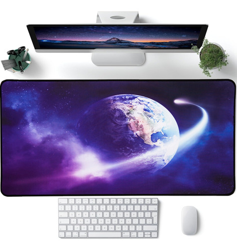 Mouse Pad Gamer Escritorio Alfombrilla Antideslizante Planet