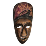 Mascara Decorativa De Madera Cubana
