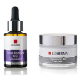 Kit Tense Complex Serum + Hyaluronic 4d Face Cream Lidherma