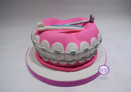 Torta Dentadura -dentista- Ideal Para Eventos - Cumpleaños