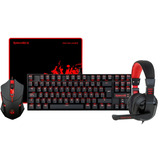 Combo Gamer Redragon Teclado Mouse Auricular Pad Pro