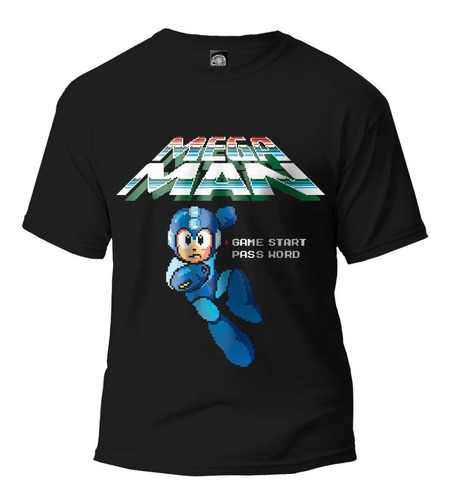 Playera Mega Man  Megaman Pixel