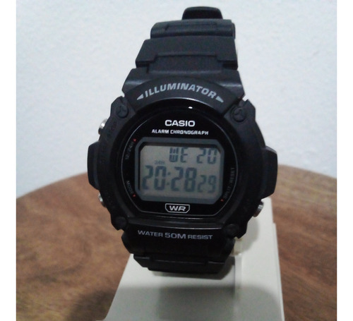 Relogio Casio Illuminator W 219h Semi Novo