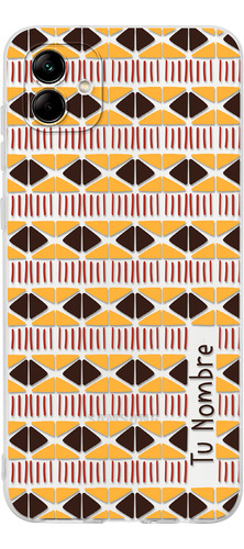 Funda Para Galaxy Tribal Étnico Abstracto Tu Nombre