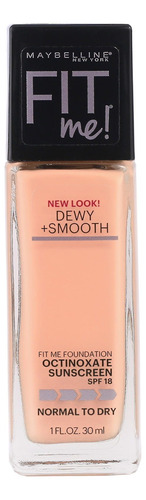 Base De Maquillaje Maybelline Fit Me  Dewy Smooth Spf 18