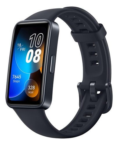 Smart Band Huawei Band 8 Bateria 14 Dias Bússola, Sono, Hr Caixa Preto Pulseira Preto