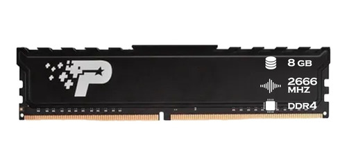 Memoria Ram Patriot Premiun 2666mhz 8gb Ddr4 Udimm Pcreg