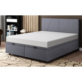 Base Cama Box Baú Casal King Size Corano Skybox