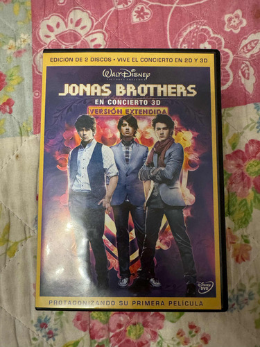 Dvd Jonas Brothers 3d En Concierto Original + Lentes