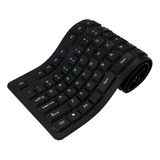 Teclado Usb Flexible Impermeable En Español Para Pc Diginet Color Del Teclado Negro Idioma Español Latinoamérica