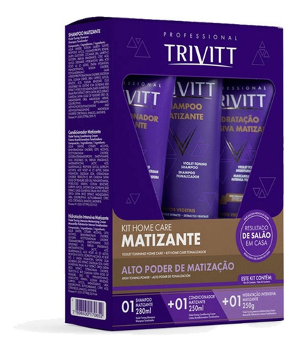 Kit Home Care Matizante Trivitt Promoçao