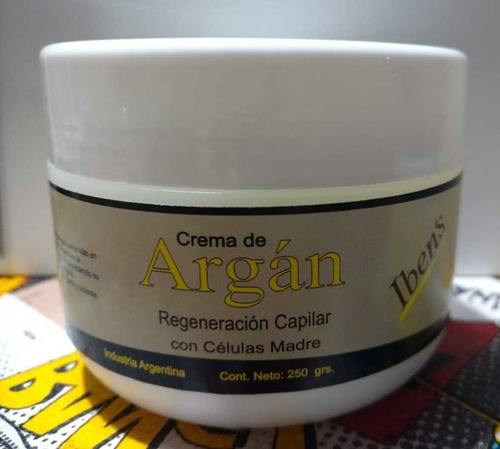 Crema De Argan - Regeneracion Cap, C/ Celulas Madres X 250 G