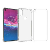 Case Capa Anti Impacto Para Motorola One Action + Pelicula