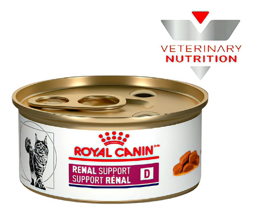 * 01 Lata * Renal D Gato 85g Royal Canin