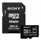 Tarjeta De Memoria Sony Micro Sd 32gb Clase 10 Con Adaptador