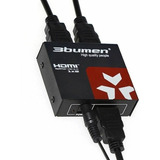 Muliplicador Splitter Hdmi 1 A 2 - 4k Alta Definición 3bumen