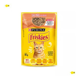 Sache Friskies Gato Salmão Ao Molho 85g Saudável Felinos