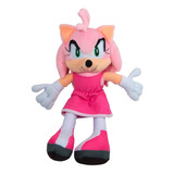 Sonic Peluche Amy Rose Rosa Erizo 40cm The Hedgehog