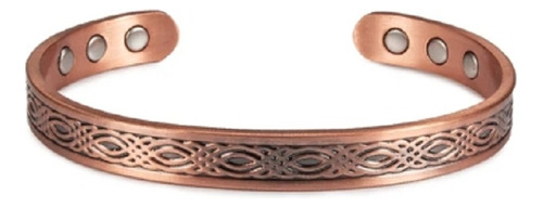 Pulseira Magnética Cobre Puro Bracelete Modelo Celtic Luxo