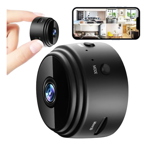 Mini Câmera Espiã Wifi Ip A9 Visão Noturna Gravador Voz