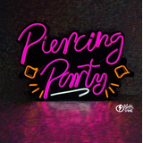 Piercing Party Letreros De Neón Flex Lámpara Led Decorativo