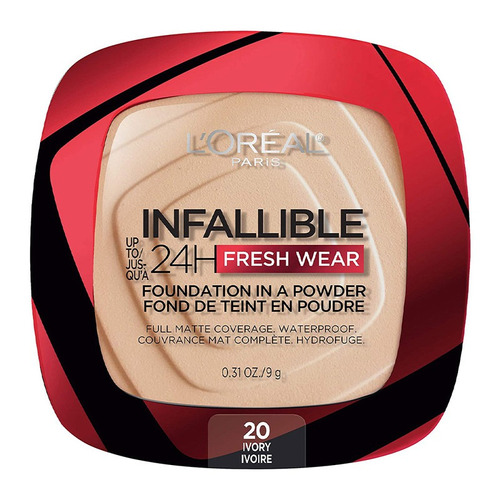 Base De Maquillaje En Polvo L'oréal Paris Infaillible 24h Fresh Wear Tono Ivory - 9g