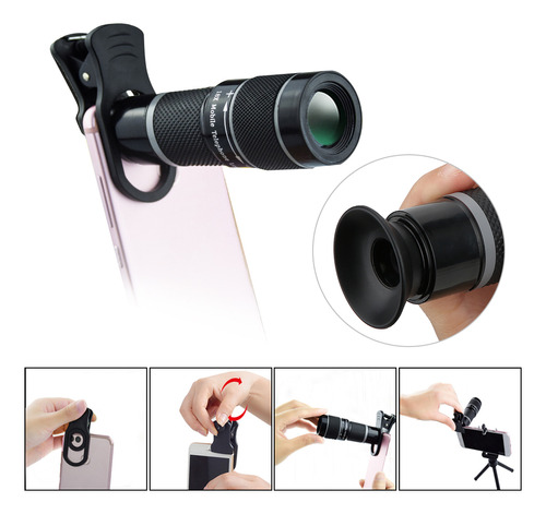 Mini Telescopio Monocular Portátil Para Exteriores De Enfoqu