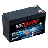 Bateria Secpower Selada 12v 7ah Vrla Agm - Nobreak, Alarme