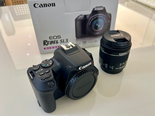 Câmera Canon Sl3 + Lente 18-55 Stm
