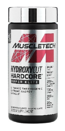 Muscletech Hydroxycut Hardcore Super Elite 120 Cápsulas