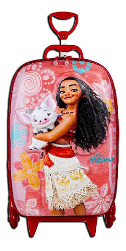 Mochila De Rodinha Moana Maxtoy 3855dm22 Cor Colorido