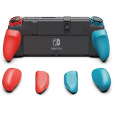 Funda Grip Neogrip-neon Blue/red Nintendo Switch Oled Y Regu