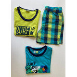 Remera Shorts Malla Pack X 3 Armalo Talle 3 Y Talle 5