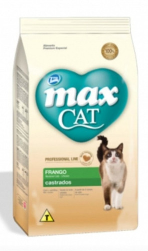 Max Cat Adulto Castrado 3 Kg 