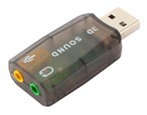 Tarjeta De Audio Externa 3d Virtual 5.1 Usb