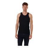 Camiseta Musculosa Hombre Tres Ases 373 100% Algodón Ribb