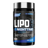 Lipo 6 Black Nighttime - 60 Caps, Nutrex Sabor Sin Sabor