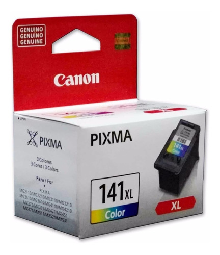 Cartucho Tinta Canon 141xl Color Cl-141xl Original Mg2110